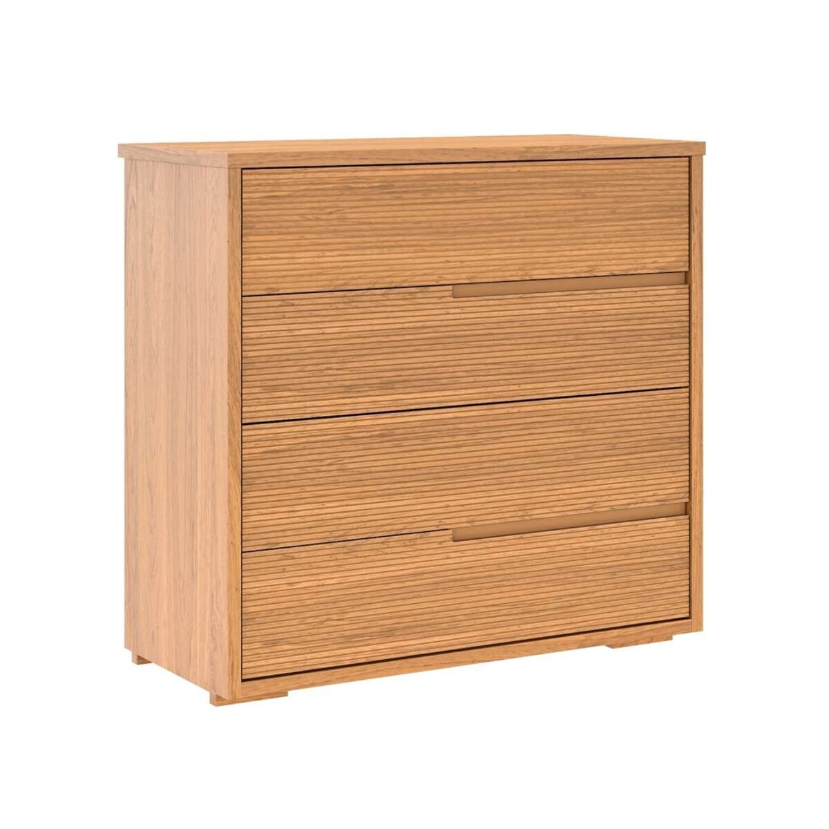 Comoda 4 cajones Moderna - Marron 