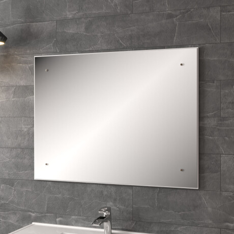 ESPEJO DE BAÑO 80 CM MDF BLANCO ONTARIO