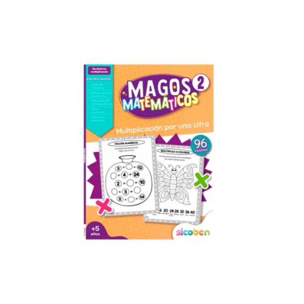 Libro De Actividades Magos Matematicos Multiplicacion 2 