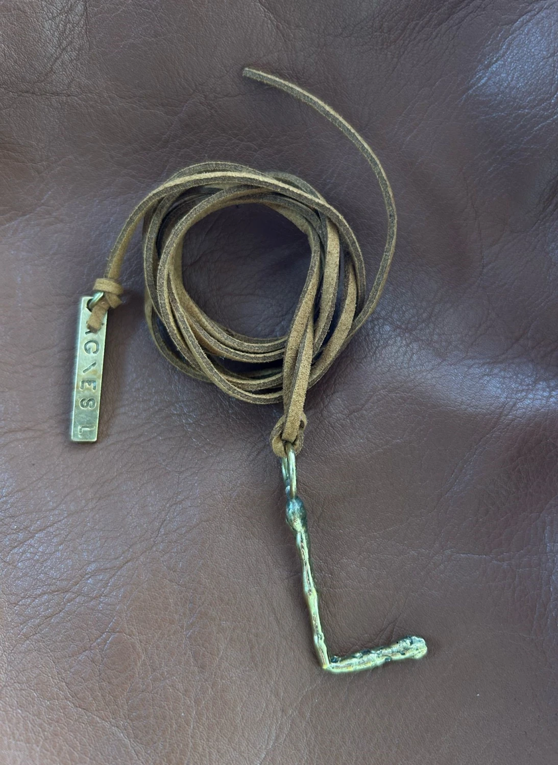 Spelling Necklace - L