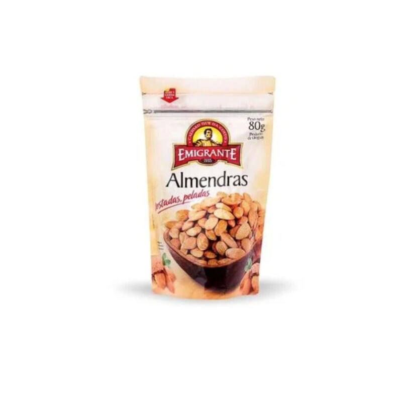 ALMENDRAS TOSTADAS Y PELADAS 80GRS ALMENDRAS TOSTADAS Y PELADAS 80GRS