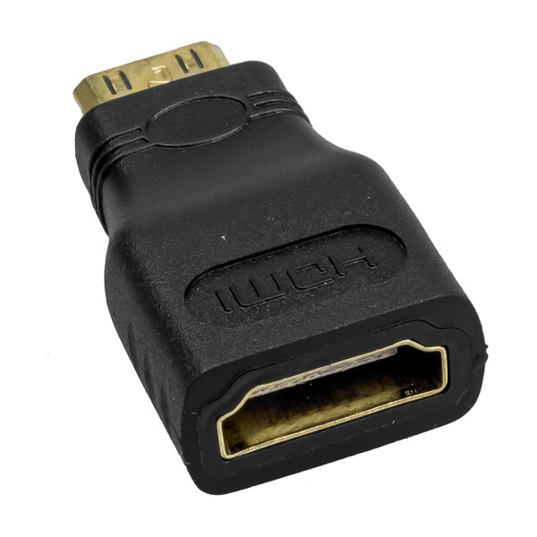Adaptador Mini HDMI Macho a HDMI Hembra Adaptador Mini HDMI Macho a HDMI Hembra