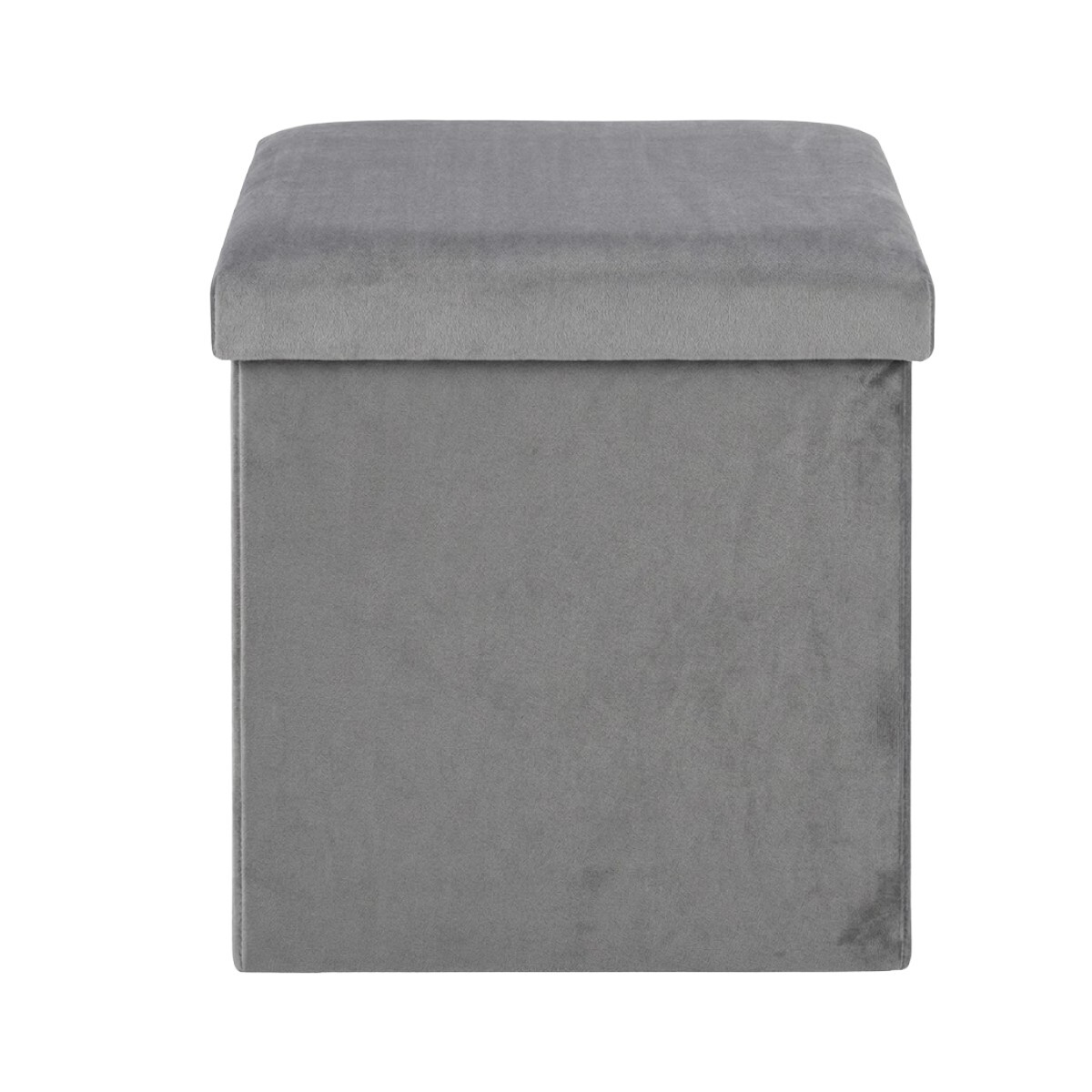 BAUL ORGANIZADOR GRIS CL C/TAPA 38X38X38CM 