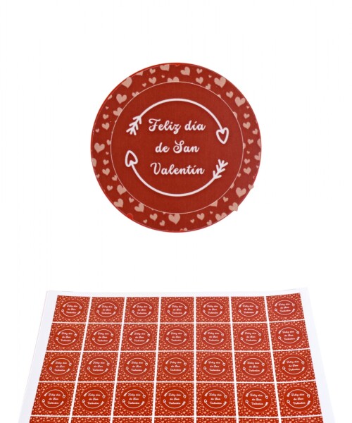 Stickers san valentin plancha DISEÑO 6