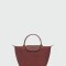LONGCHAMP - LE PLIAGE ONE, CARTERA DE MANO S Bordó