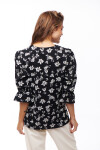 BLUSA AIME ESTAMPADO NEGRO Y BLANCO