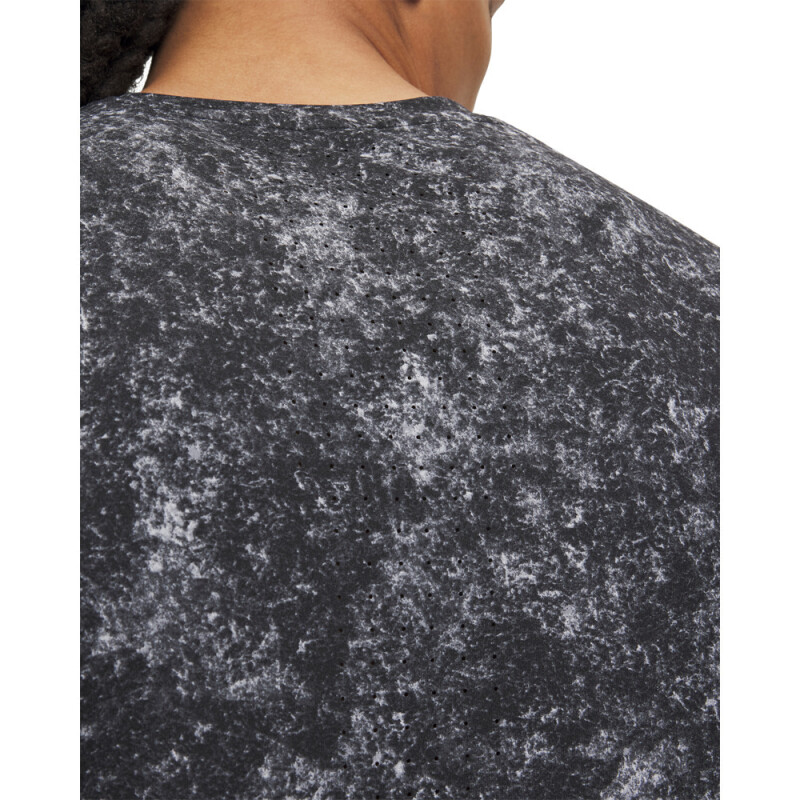 UA Velociti Pro Print SS-GRY BLK-001