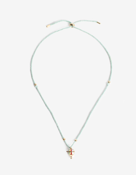 Collares Cortos Cordón Collar Locket Globo Para Niñas - Combinacion Multicolor