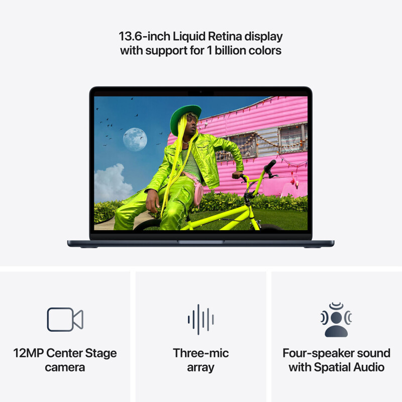 Notebook Apple Macbook Air MDHF4LL M5 1TB 16GB 13" Midnight Notebook Apple Macbook Air MDHF4LL M5 1TB 16GB 13" Midnight