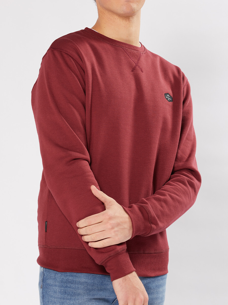 SWEATER KIFFERW22 RUSTY - Bordeaux 