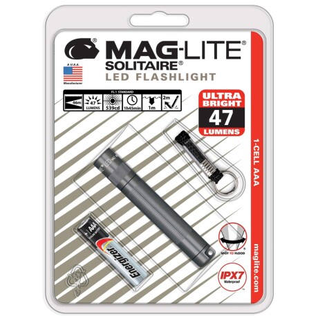 Linterna Maglite Solitaire mini LED Gris