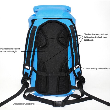 Mochila Marjaqe Impermeable Reflectante 25L 001