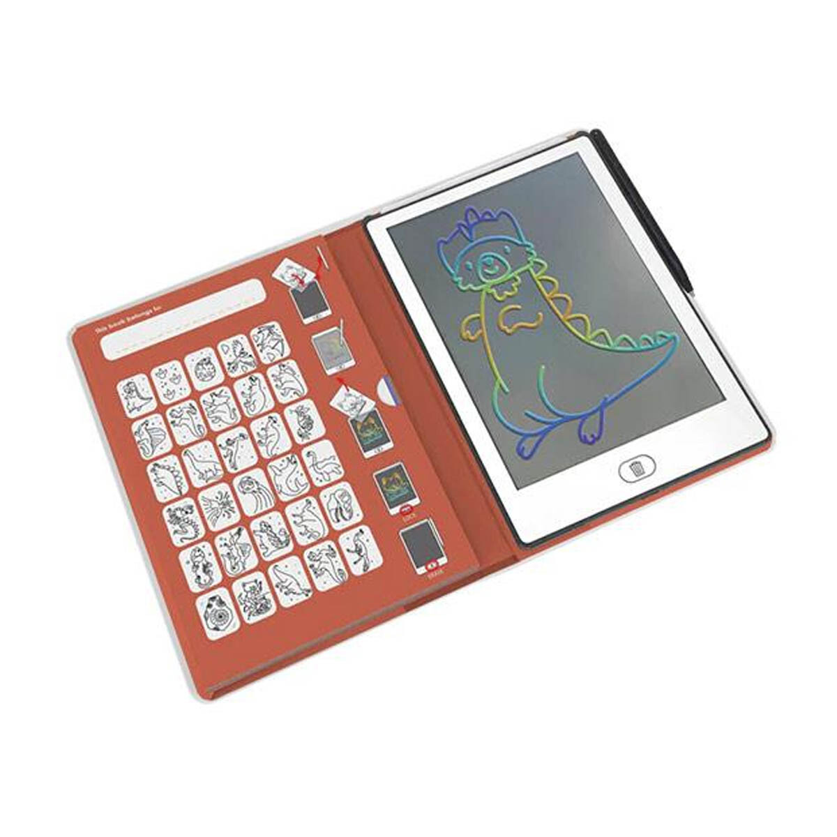 Tablet de dibujo LDC Kidydraw Kidywolf - Dinosaurio 