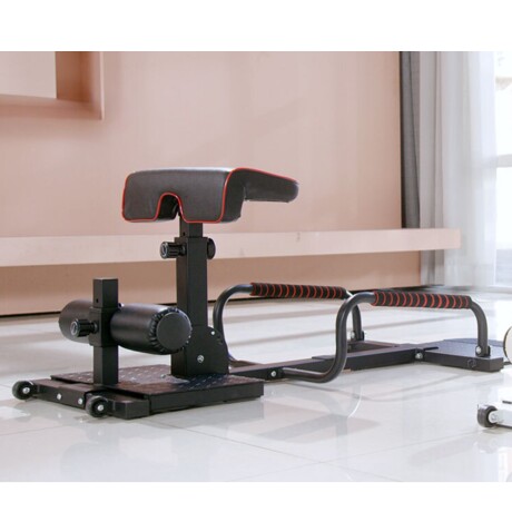Banco multifuncion sentadillas y abdominales MS-500 Negro