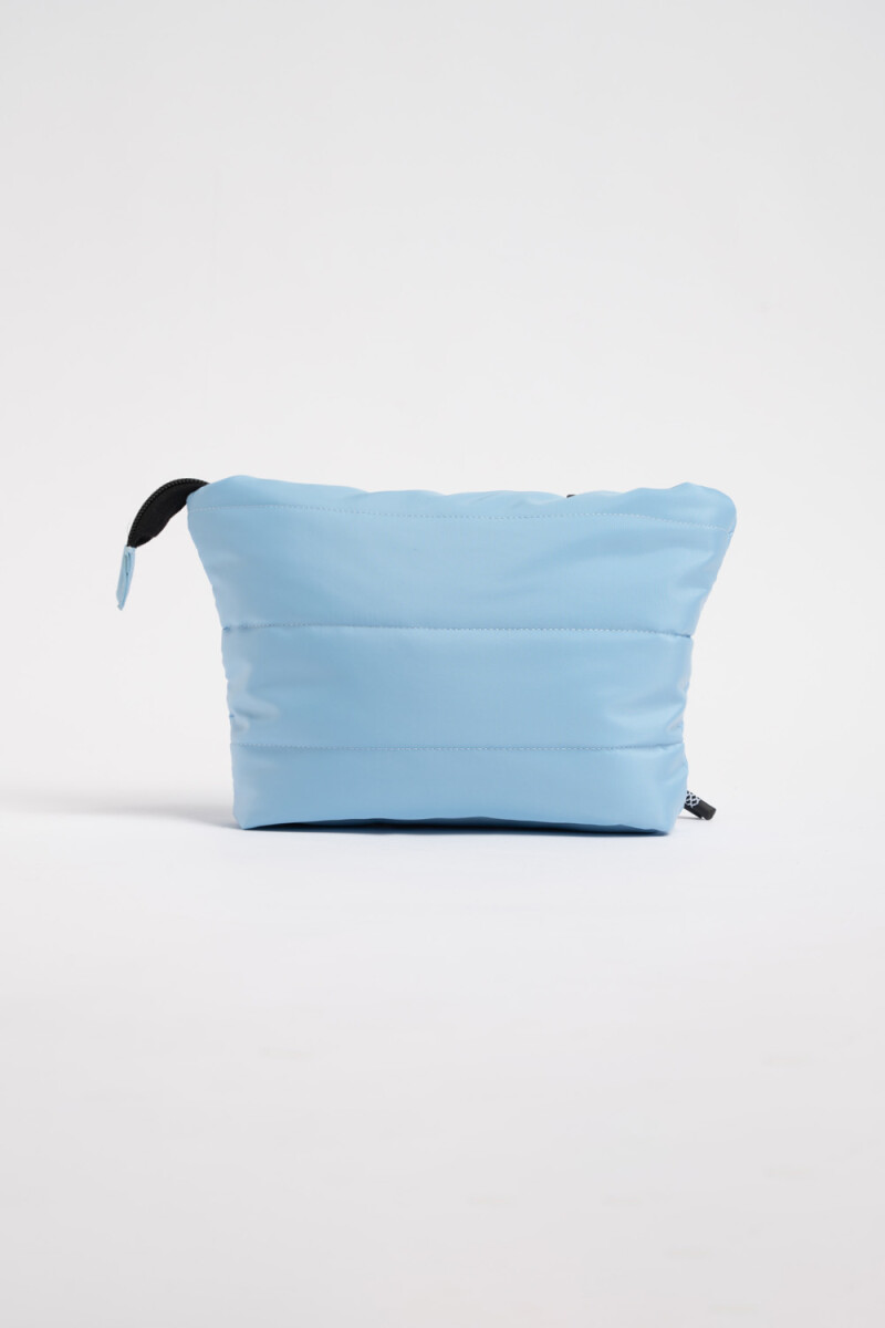 Necessaire capitoneado Celeste