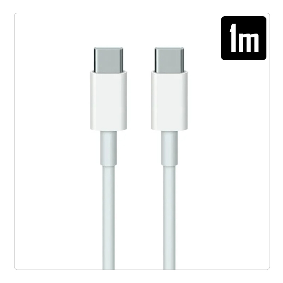 Cable de datos USB-C a USB-C 1M - Unica 