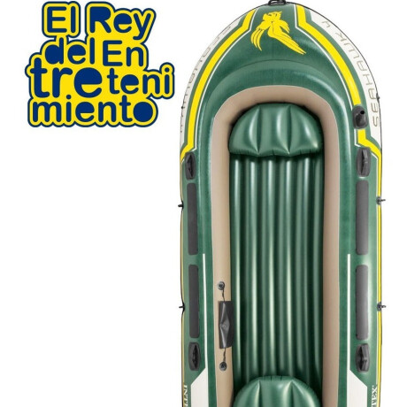 Bote Intex Gomón Inflable 4 Personas + Remo +inflador Bote Intex Gomón Inflable 4 Personas + Remo +inflador