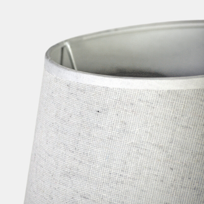 LAMPARA BLANCA C/BASE CERAMICA BLANCO 31.5X20CM Unica
