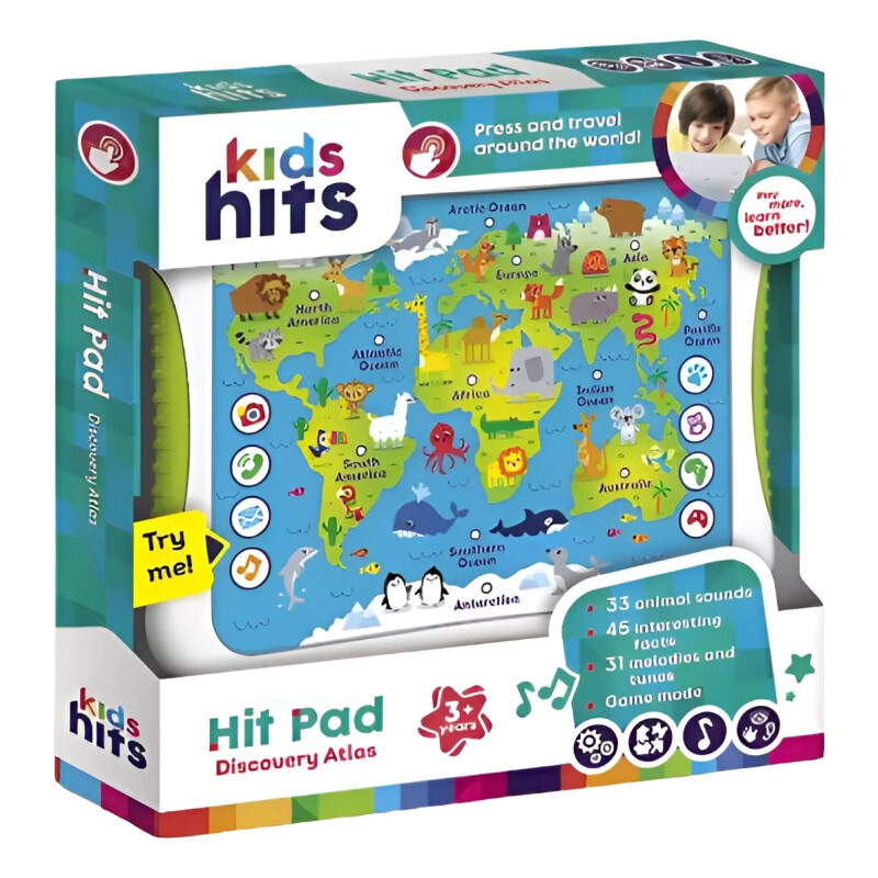 Kids Hits - Tablet Atlas De Descubrimiento - Kh01/001 Kids Hits - Tablet Atlas De Descubrimiento - Kh01/001