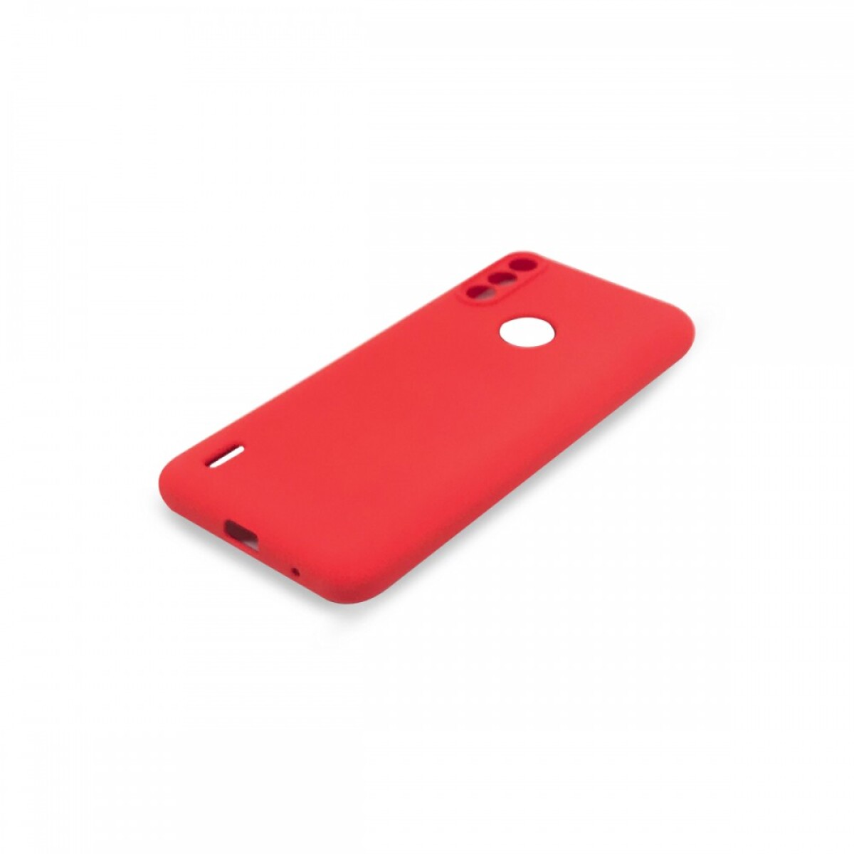 CASE SILICONA MOTOROLA E7I POWER Rojo