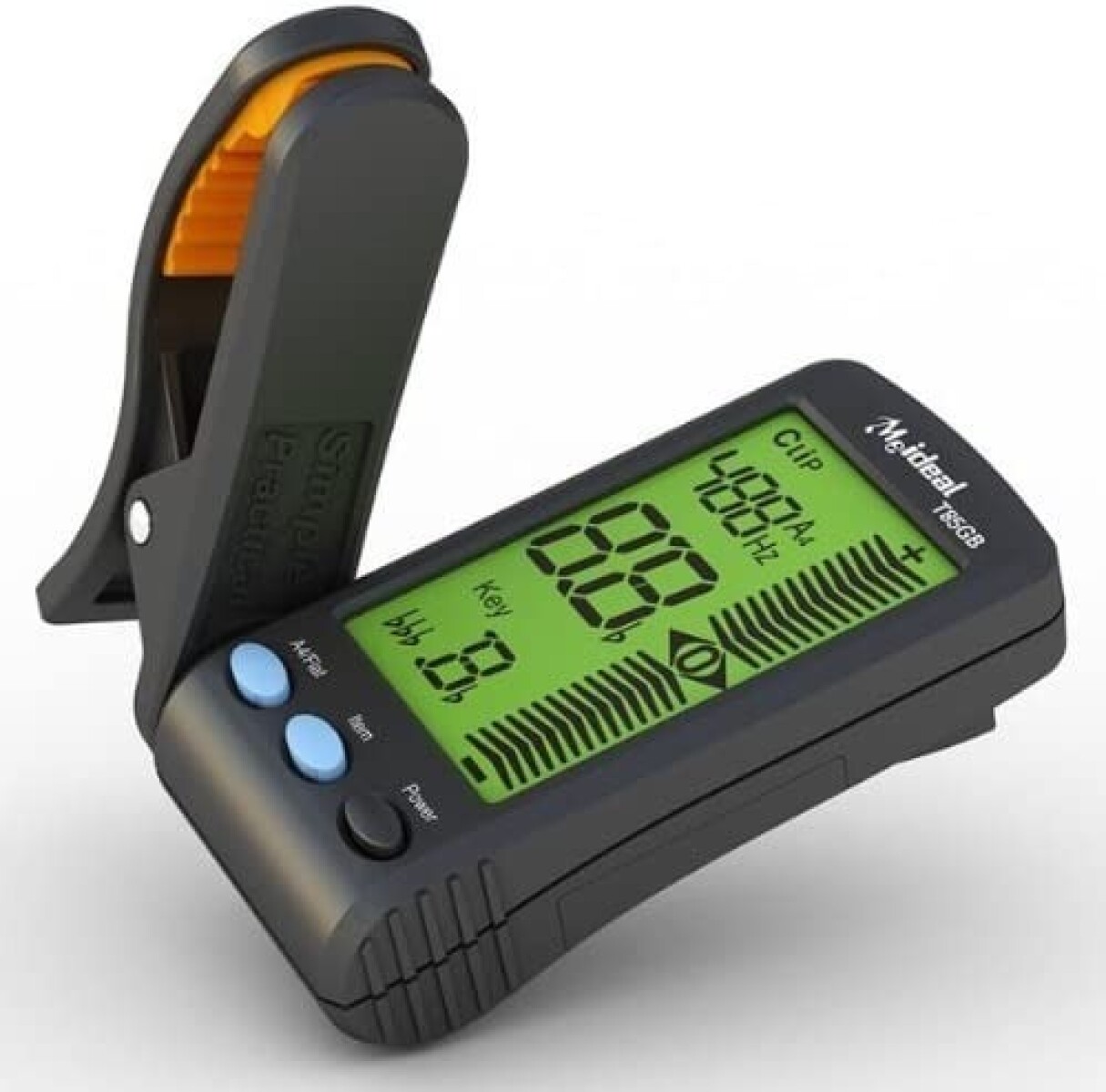 Afinador Digital Guitarra Música Calidad Violin Ukelele - Negro 