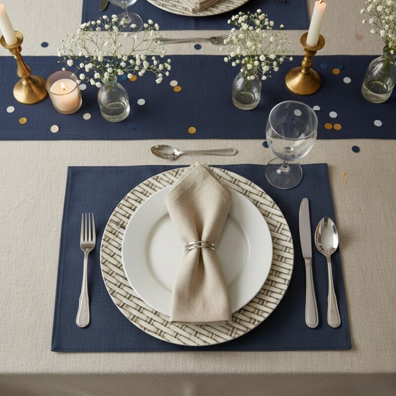 BAJO PLATO PLAST BEIGE COMB 33CM Unica