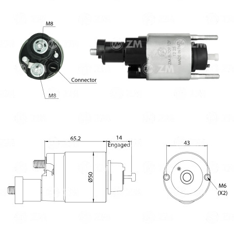 AUTOMATICO DE ARRANQUE HONDA S/DENSO 12V ACURA ZM AUTOMATICO DE ARRANQUE HONDA S/DENSO 12V ACURA ZM