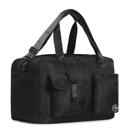 Bolso De Viaje Trendy Deportivo modelo Urbano Dama Negro