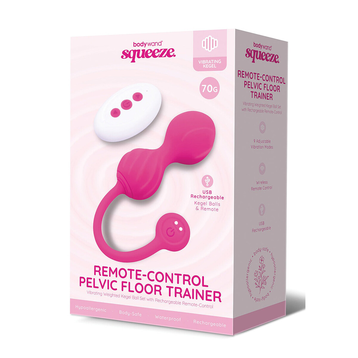 Bolas con Vibración Control Remoto Pelvic Floor Trainer 