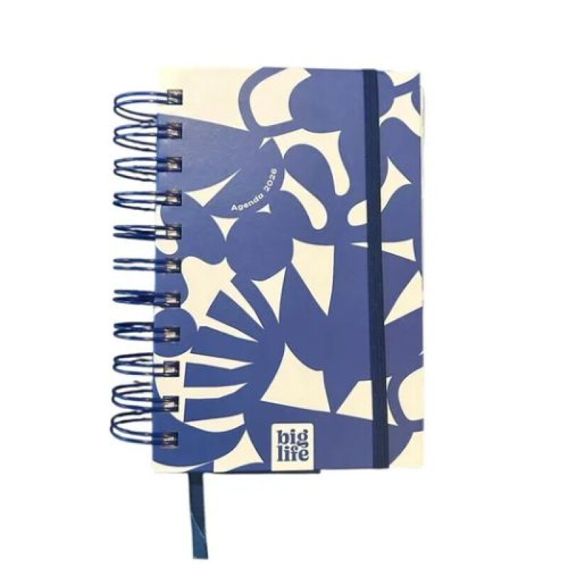 AGENDA BIG LIFE AZUL PEQUEÑA 372 PAGINAS Agenda Big Life Azul Pequeña 372 Paginas