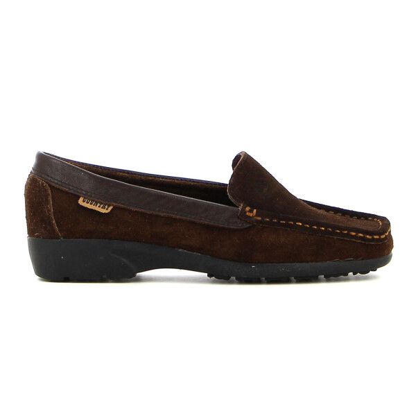 Mocasín Country de Mujer Gamuza 24hs Ibiza Chocolate