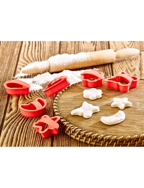 SET X6 CORTANTES GALLETITAS PLASTICO SURTIDO SET X6 CORTANTES GALLETITAS PLASTICO SURTIDO