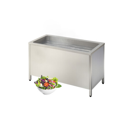 Mesa Buffet Frio Interior Refrigerado de Acero Inoxidable 188 x 70 x 85 cm 5 GN 1/1 Mesa Buffet Frio Interior Refrigerado de Acero Inoxidable 188 x 70 x 85 cm 5 GN 1/1