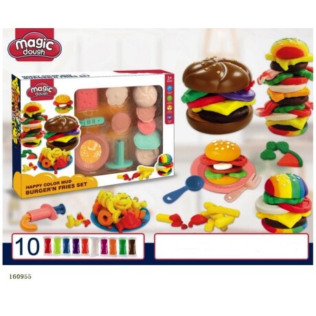 Set de Masas de Moldear para Formar Hamburguesas 001