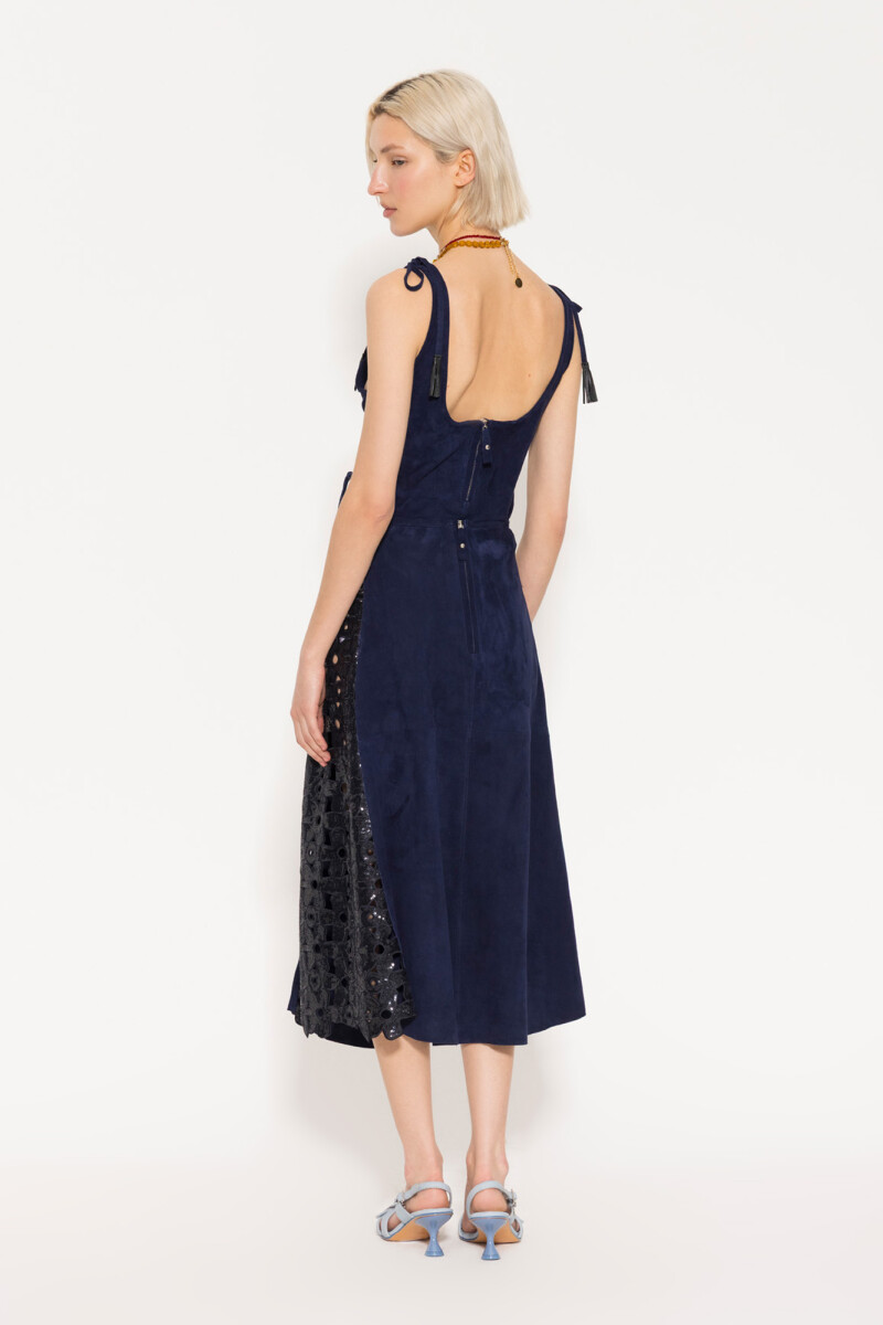 POLLERA SPRING Azul Marino