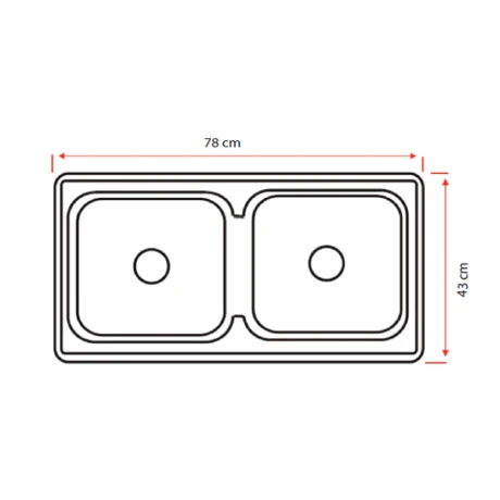 PILETA DE COCINA SATINADO DGC 000