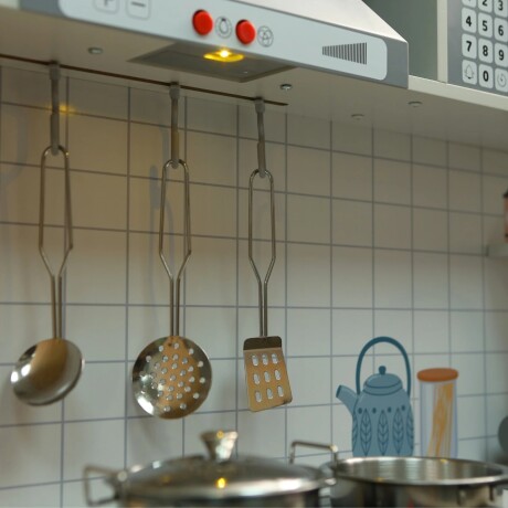 Cocina de juguete con campana y lavarropas Edu Fun en madera Cocina de juguete con campana y lavarropas Edu Fun en madera