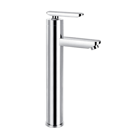 Griferia De Lavatorio Alto Pico Linea Edimburgo Aqualia Cromo 40Mm CROMO