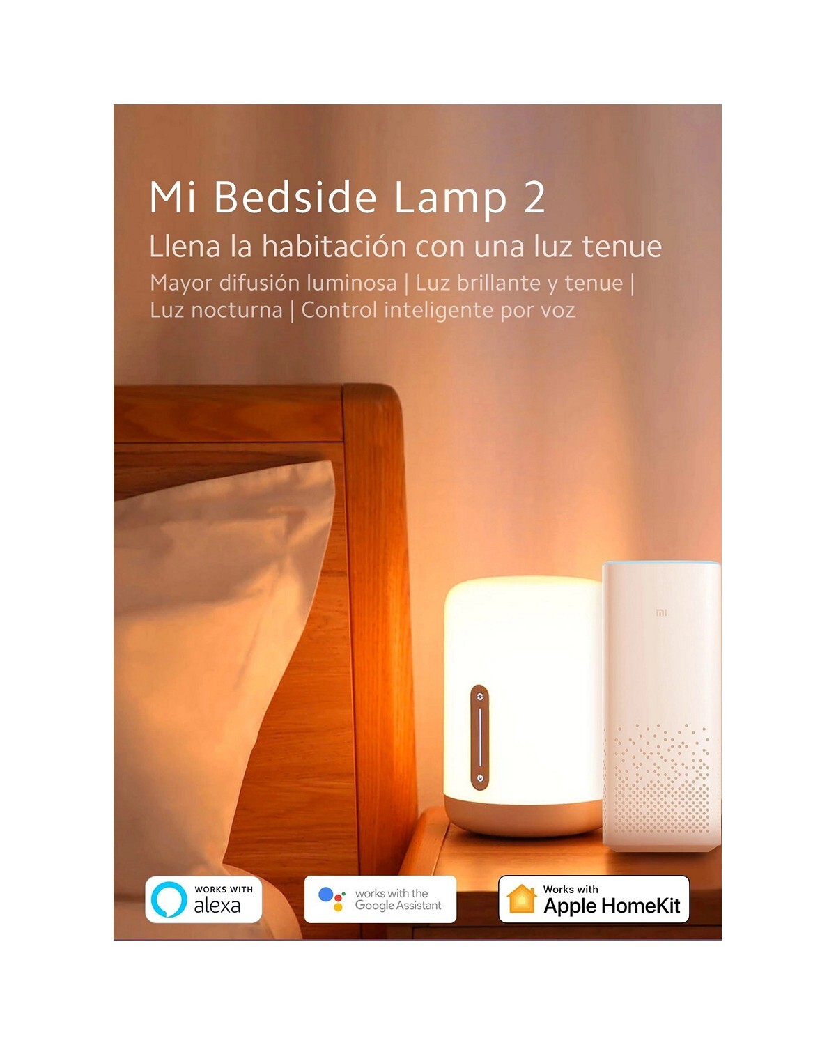 Lámpara inteligente Xiaomi Mi Bedside Lamp 2 — Electroventas