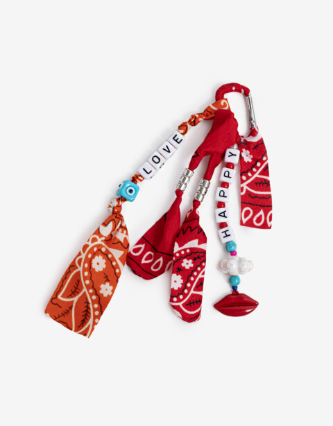 Llavero Cordón Llavero & Bag Charm Pañuelo Paisley - Combinacion Multicolor