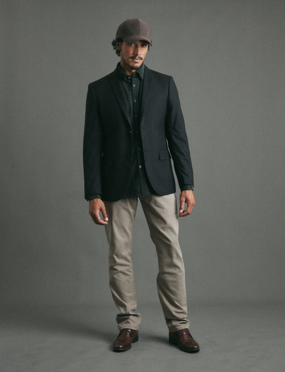 110262 SACO HARRINGTON LABEL Negro