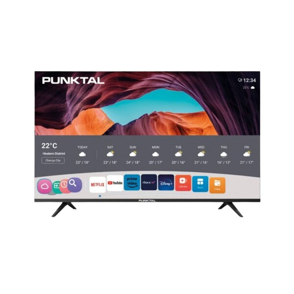 PANTALLA LED 40" SMART HD - WOS – WIFI – SINTONIZADOR - NETFLIX - Y/TUBE negro