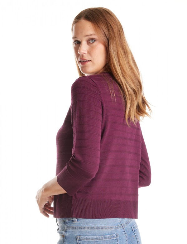 Cardigan Basico VIOLETA