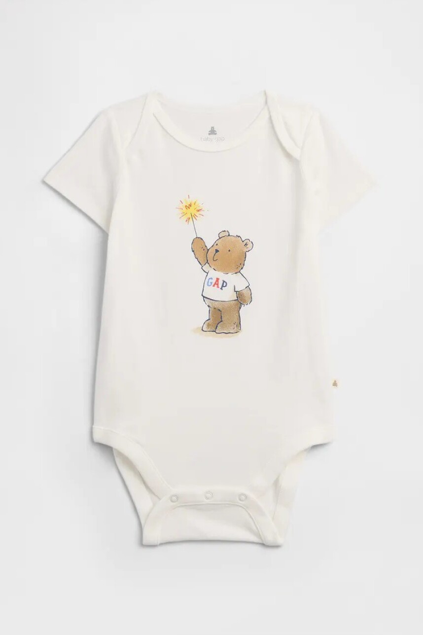 Body Grafico Bebé V2 New Off White