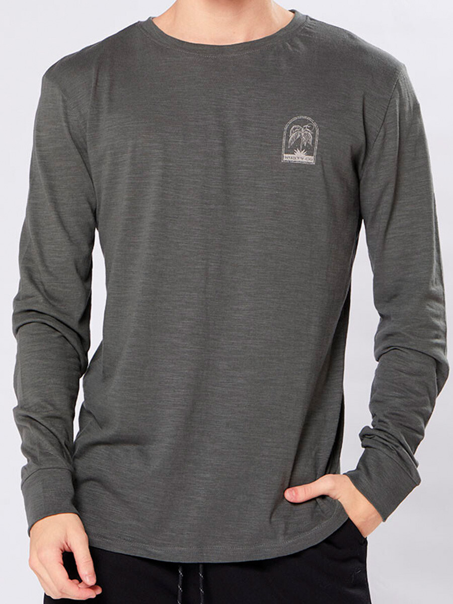 T-SHIRT ML FURIEL RUSTY - Verde Oscuro 