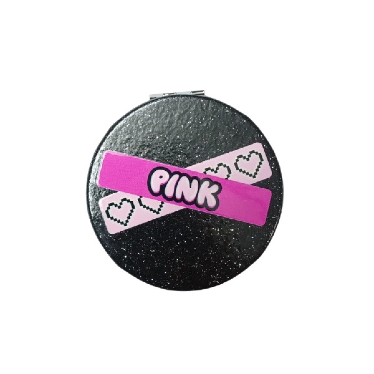 Espejo doble Pink party - negro 