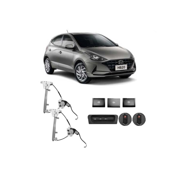Alzacristal Tragial Hyundai Hb20 4pt Alzacristal Tragial Hyundai Hb20 4pt