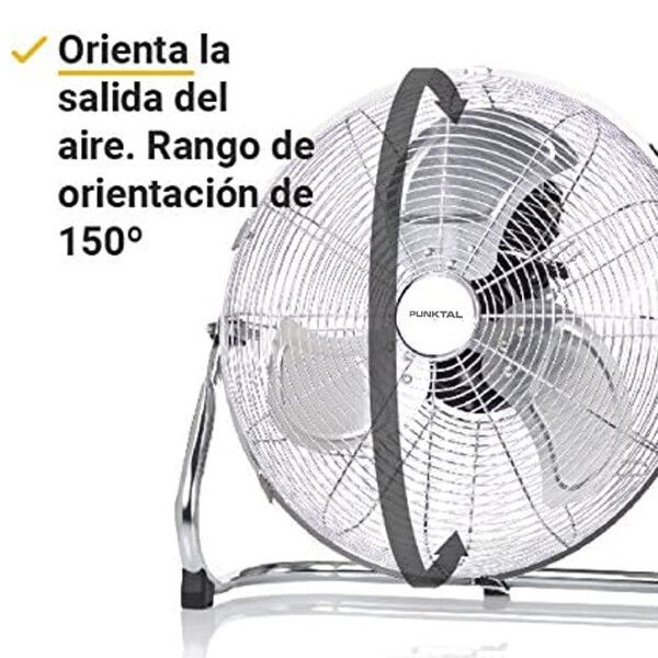 Ventilador Turbo Inox Punktal Pk-ti888 VENTILADOR DE METAL PUNKTAL PK-TI888