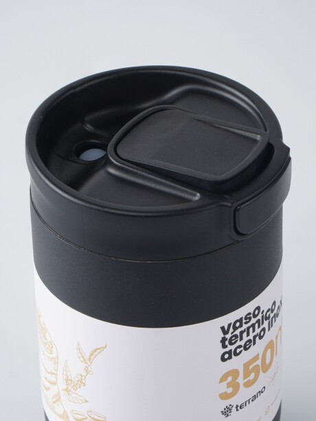 Vaso Térmico Push&Drink 500mL. Negro
