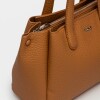 Cartera Al Hombro Erin En Efecto Cuero Graneado Cuoio